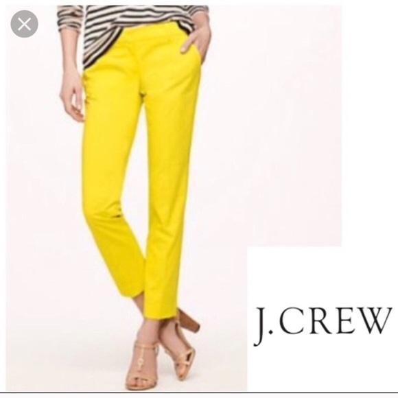 j crew yellow jumpsuit
